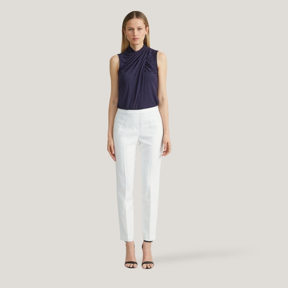 ELIE TAHARI Fitted High Rise Stretch Trouser Ankle Pants- Size 2
